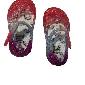 Wonder Nation Pink and Purple Sandals for Playful Comfort